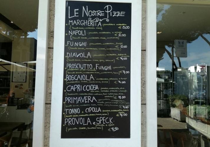 Menu di Caffè Crociani 