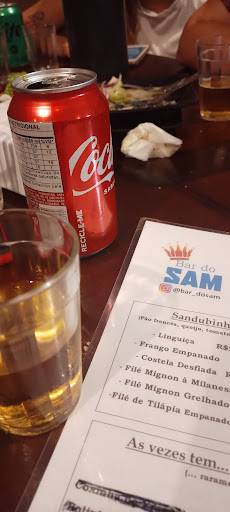 Bar do SAM cardápio