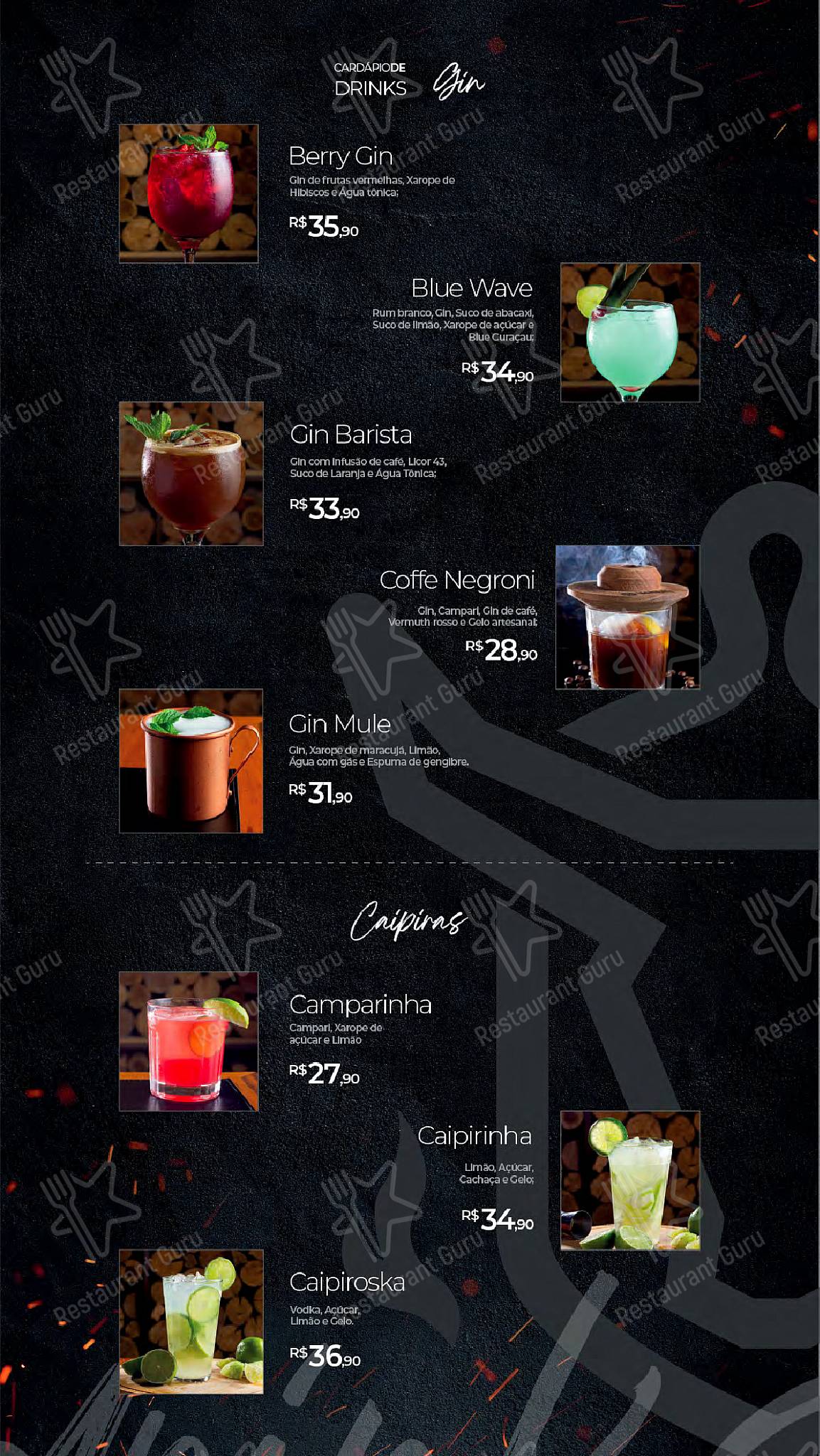 Menu para Barbosa Ribs Cuiabá restaurante