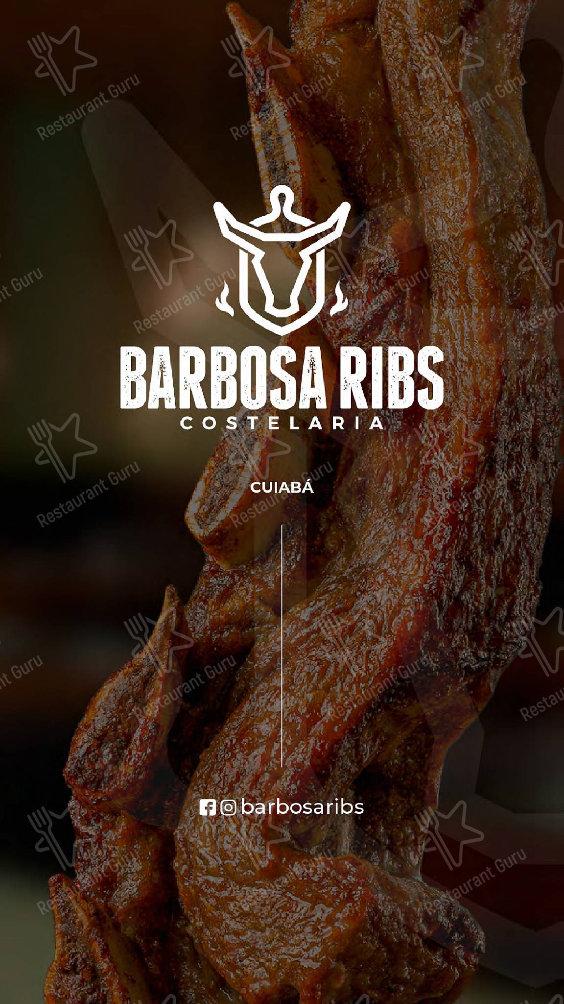 Barbosa Ribs Cuiabá menu