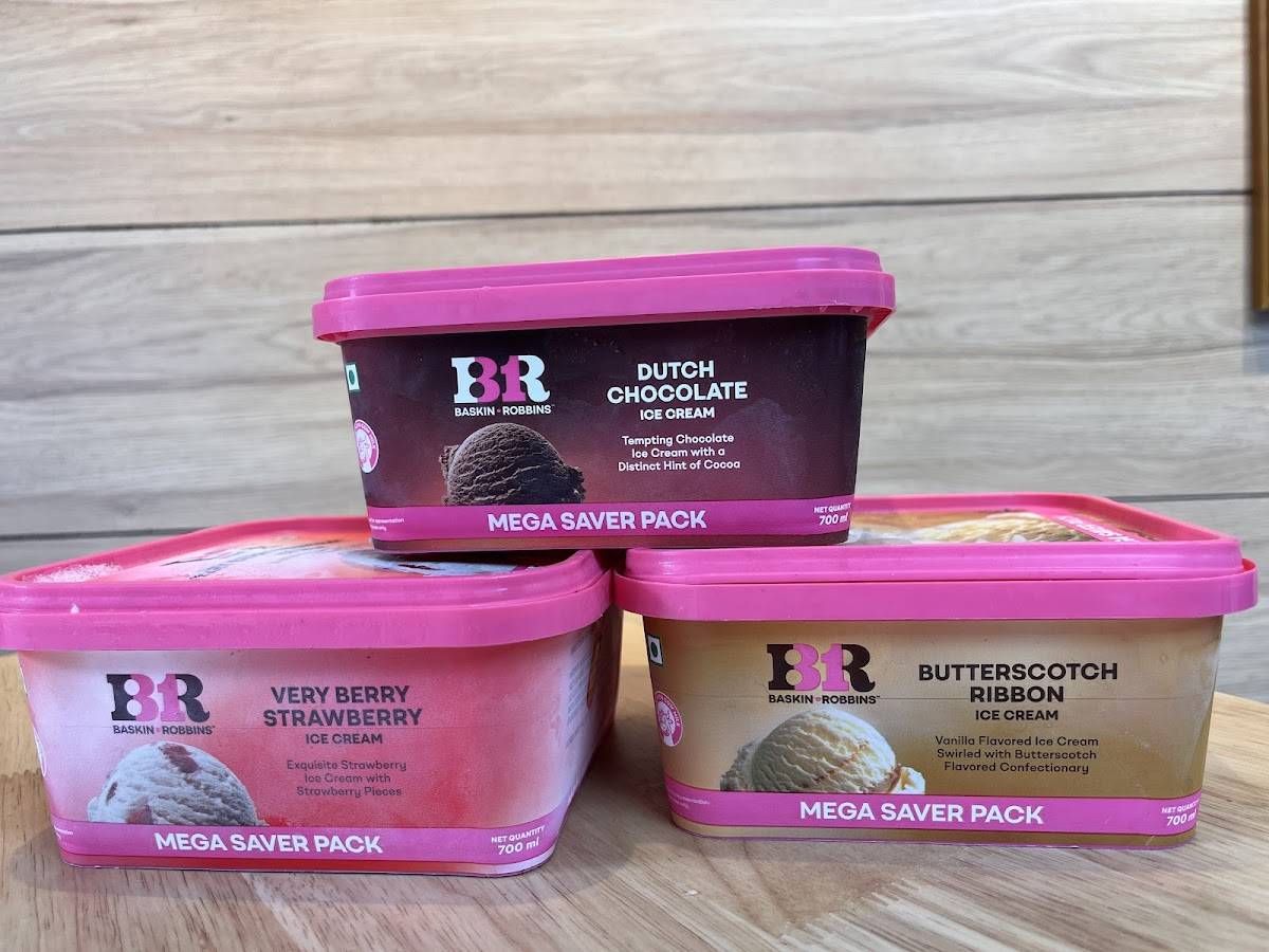Baskin Robbins menu