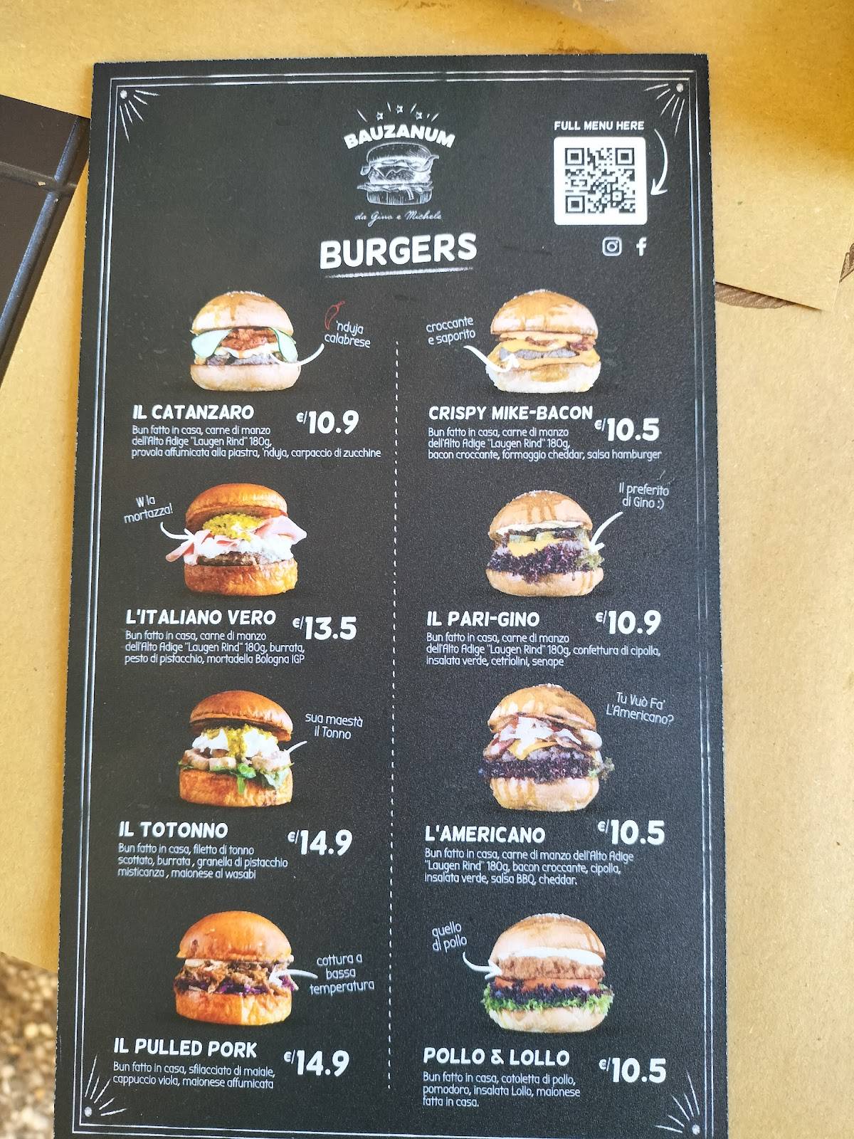 Menu di Bauzanum 77