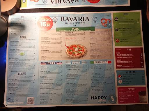 Menu di Bavaria Traditional Pub 