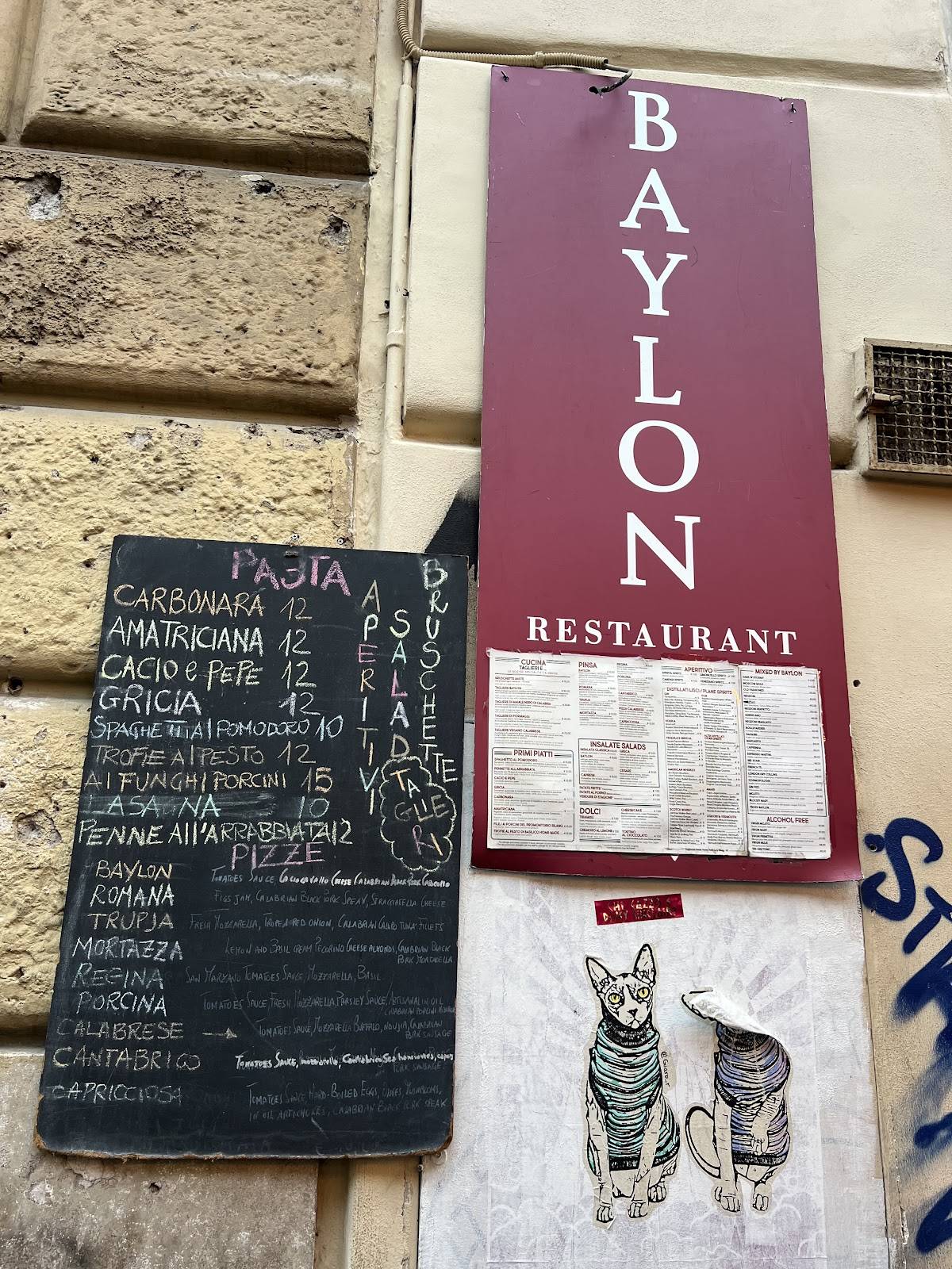 Menu di Baylon Cafè 