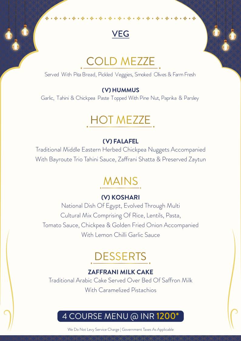 Bayroute Juhu menu
