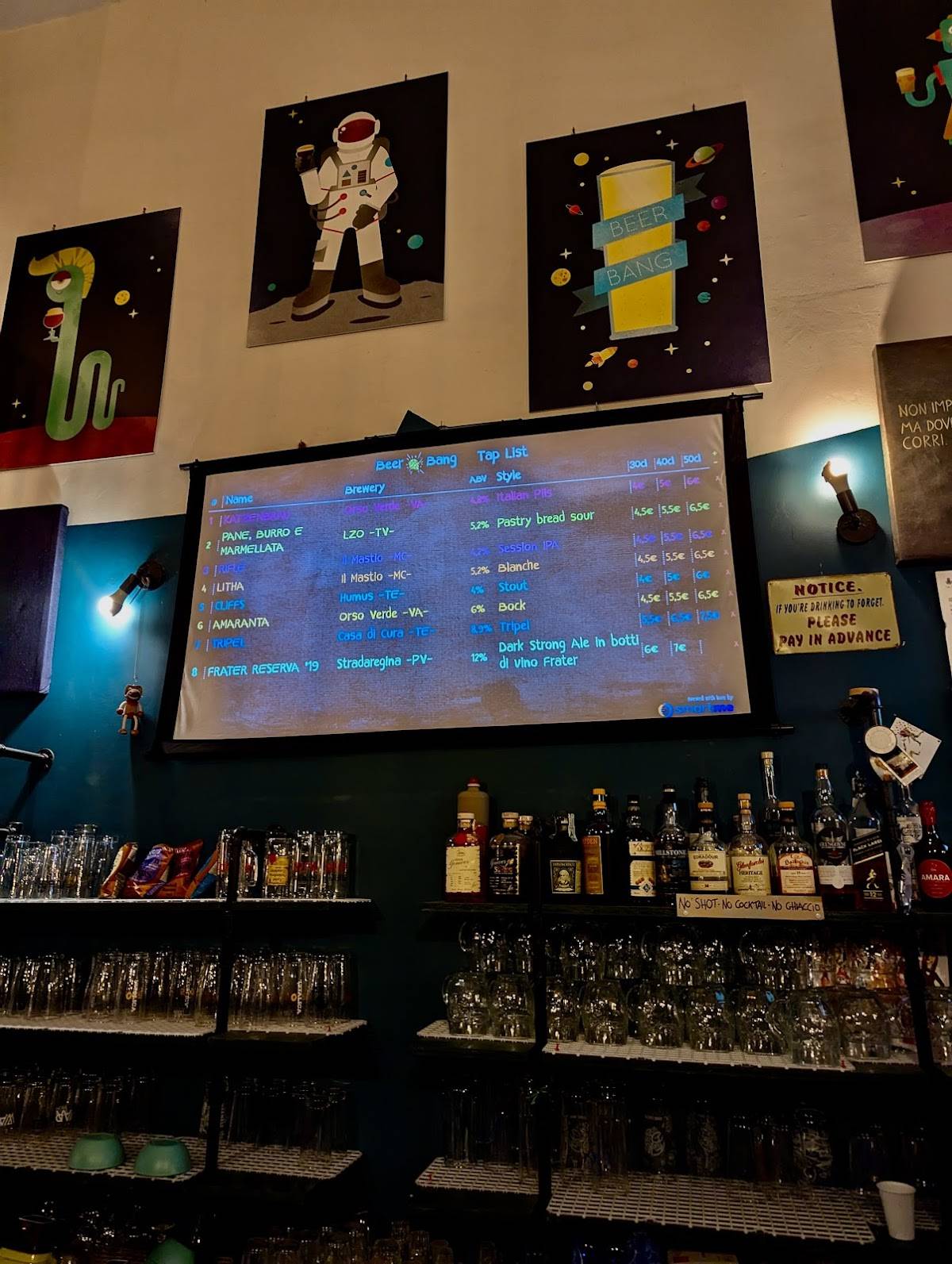Menu di Beer Bang 