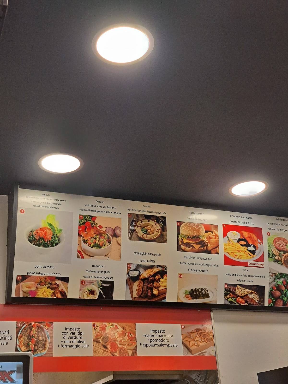 Menu di Beirut 