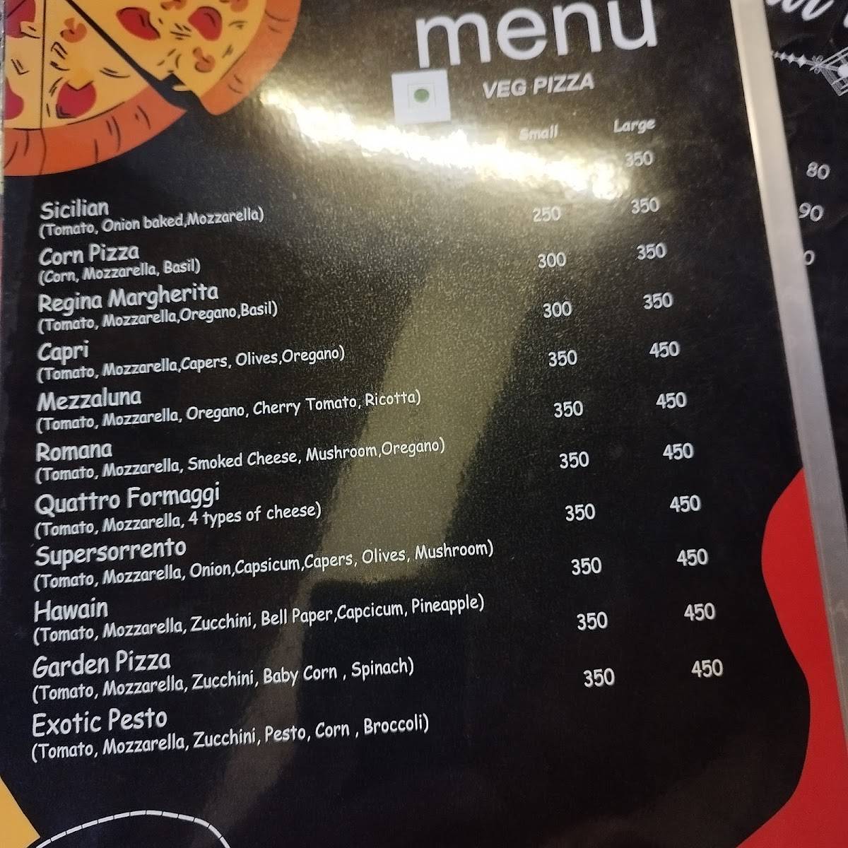 Olio's menu