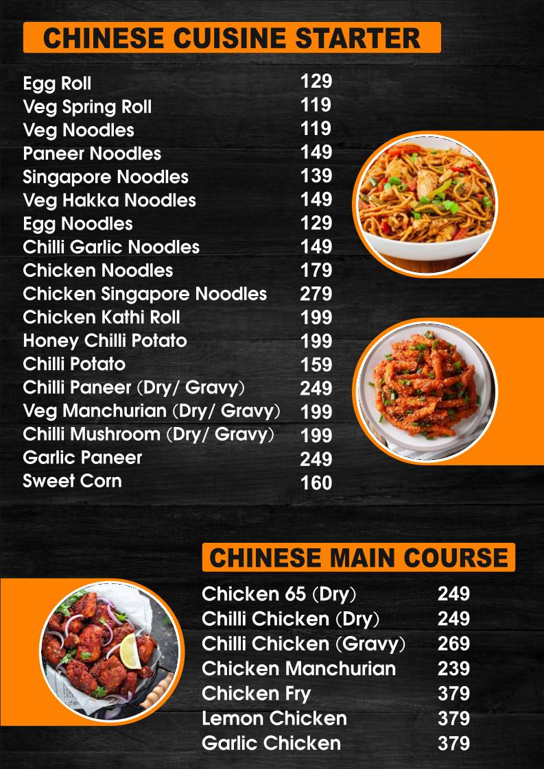 Shivalik Restaurant and Event Planners menu