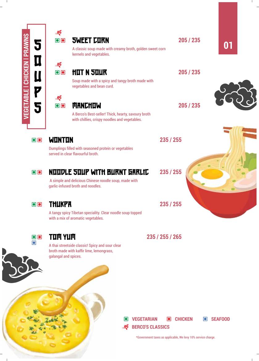 Berco's - If You Love Chinese menu