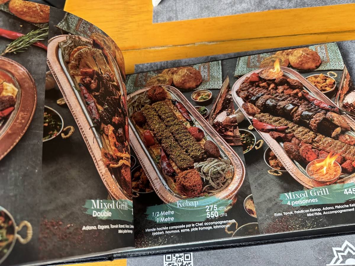 Menu de Beyti Istanbul