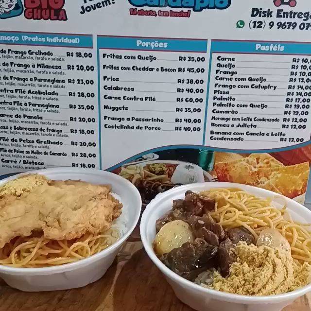 Big Ghula cardápio