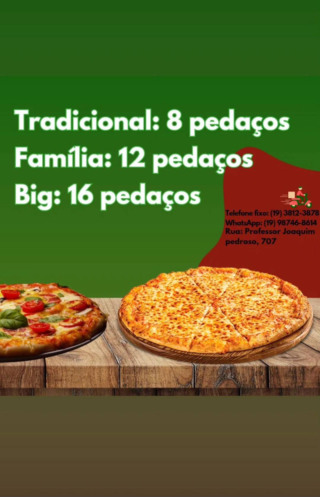 Big Pizza Fornatta cardápio