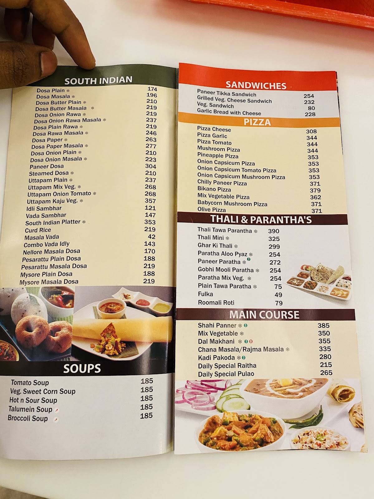 Bikanervala Banjara Hills menu