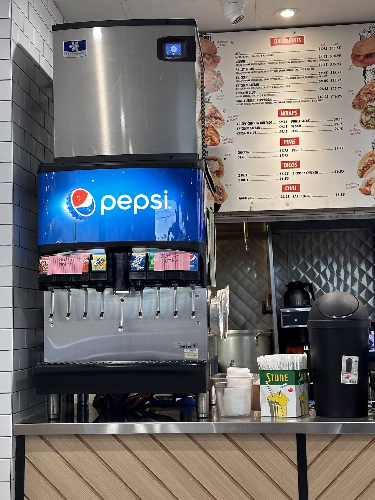 Menu de Billy K's