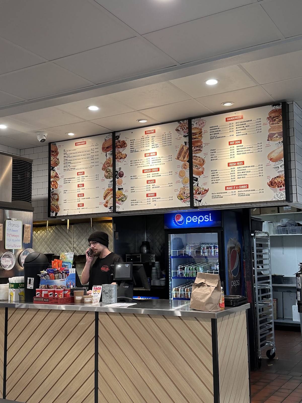 Menu de Billy K's