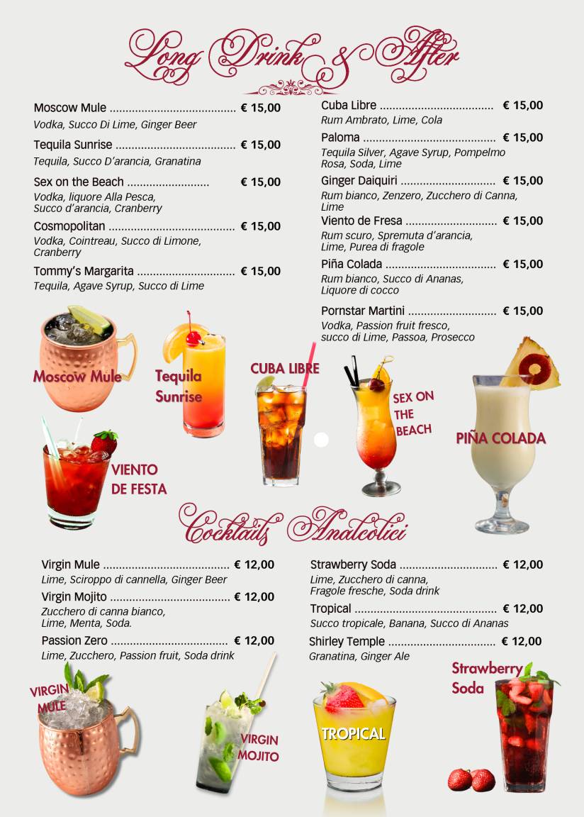 Menu di Blue Bar Caffè 