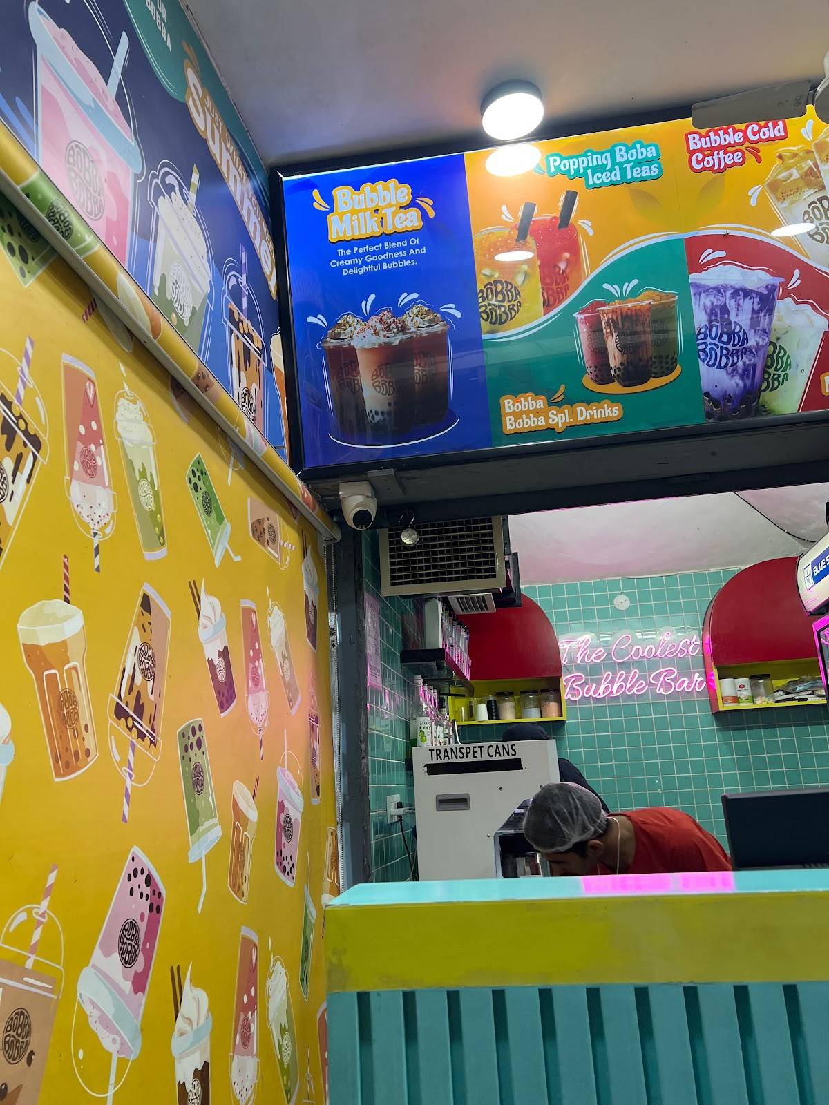 Bobba Bobba and Hungroo Cafe menu