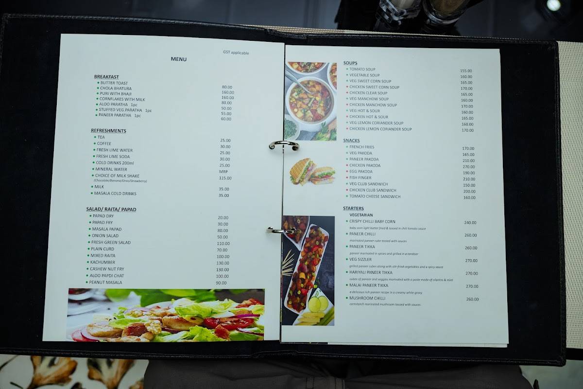 Olive Restaurant menu