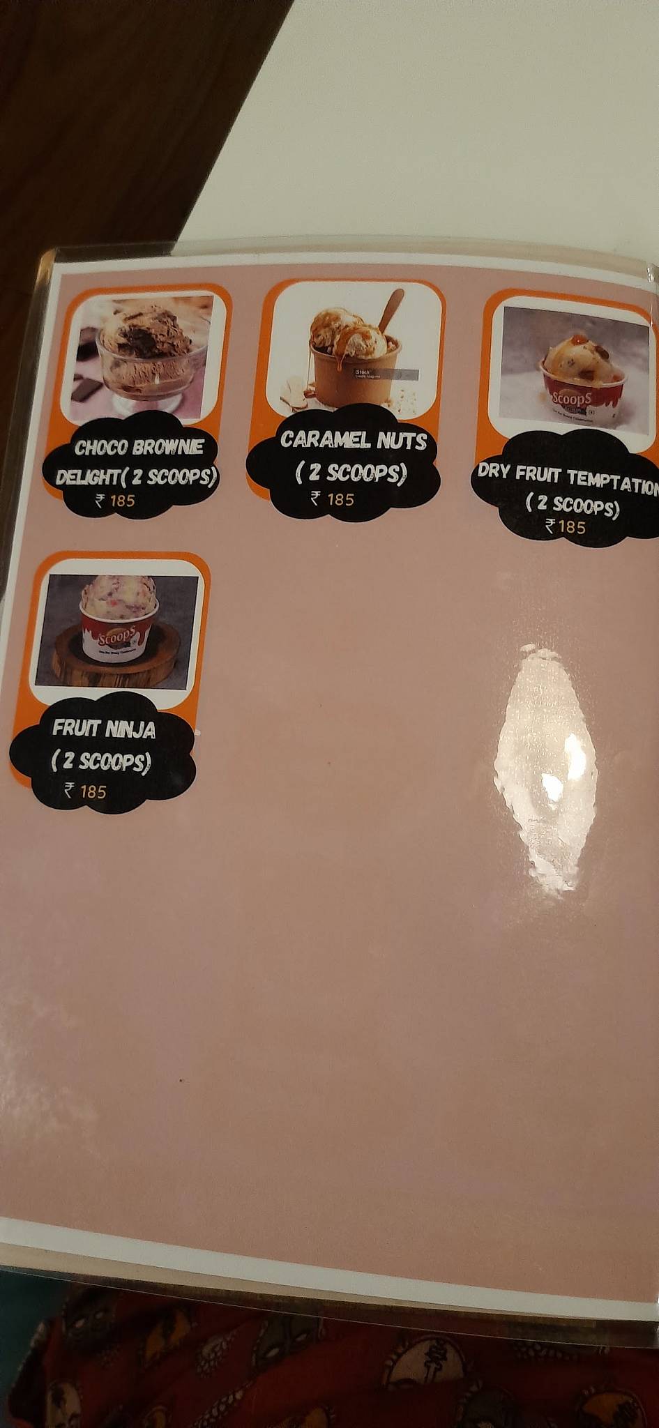 Bot 9 AI Themed Restaurant menu