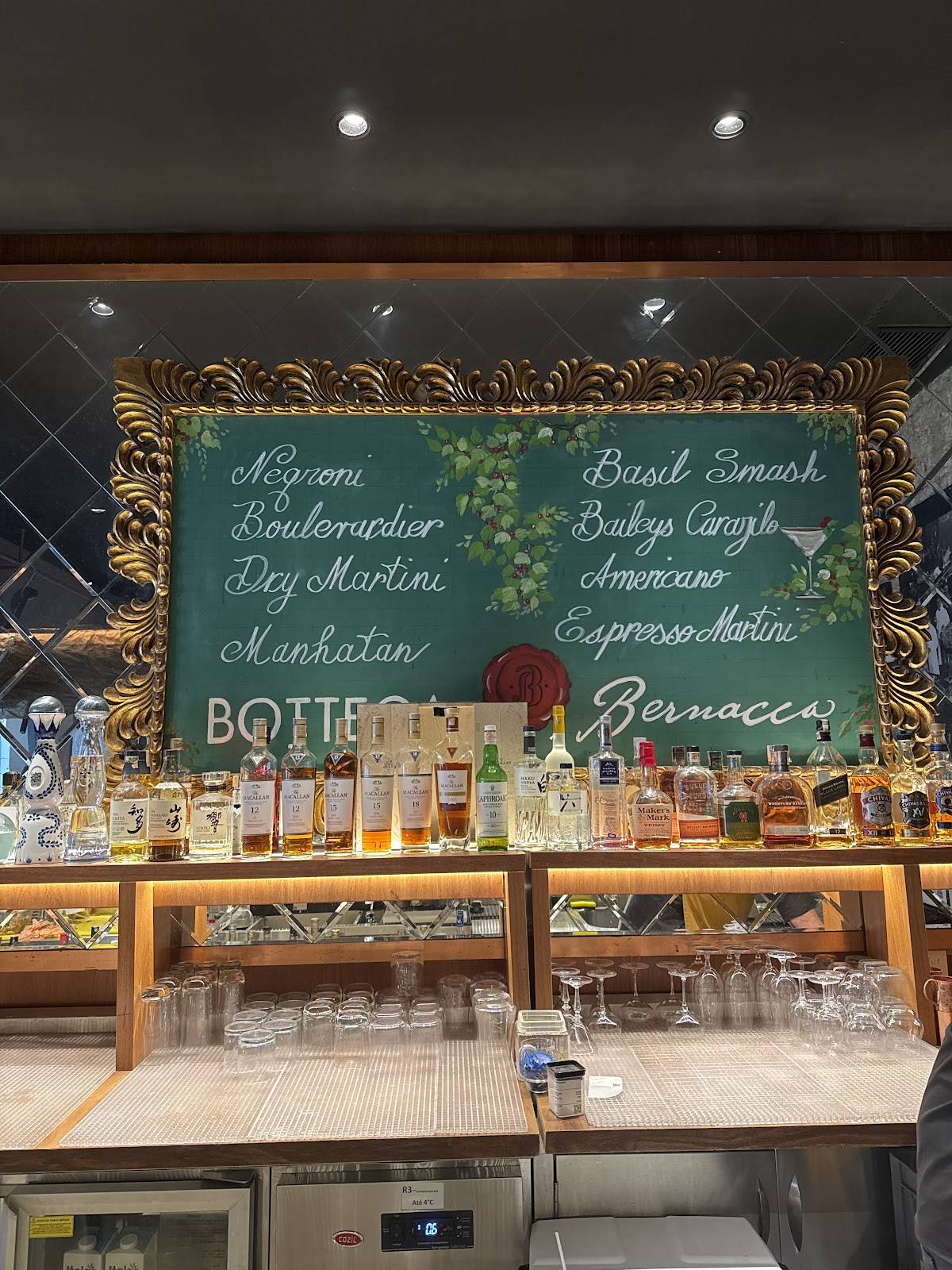 Bottega Bernacca cardápio