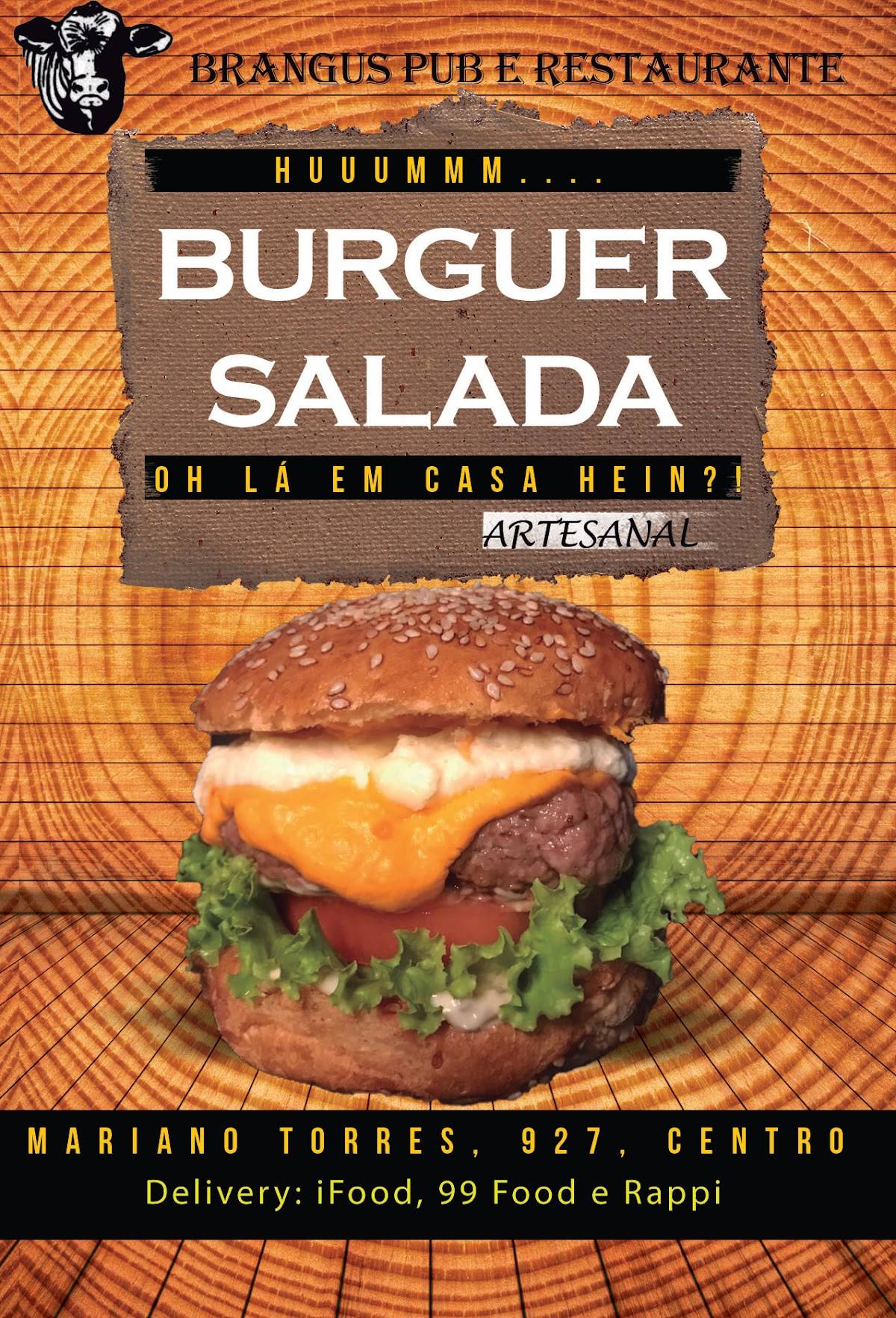 Brangus Pub, Hamburgueria e Restaurante cardápio