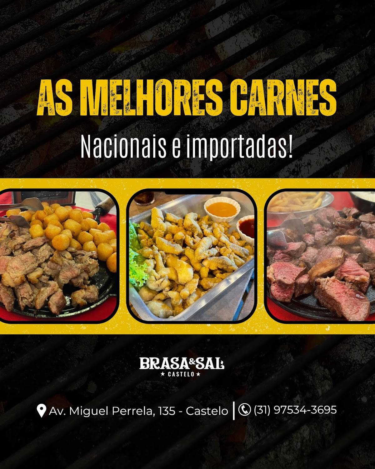 Brasa & Sal Castelo cardápio