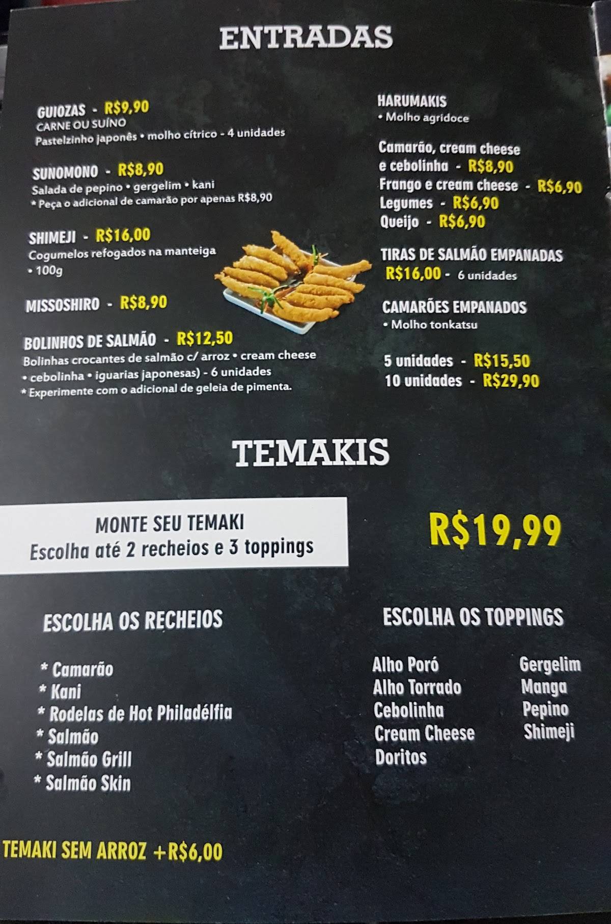 Sushibom cardápio