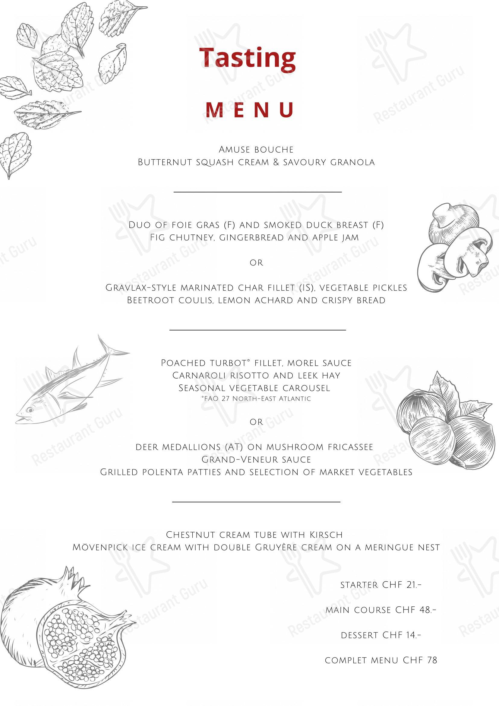 Menu di Brasserie La Coupole 1912 - Restaurant Resto Bar - 菜单