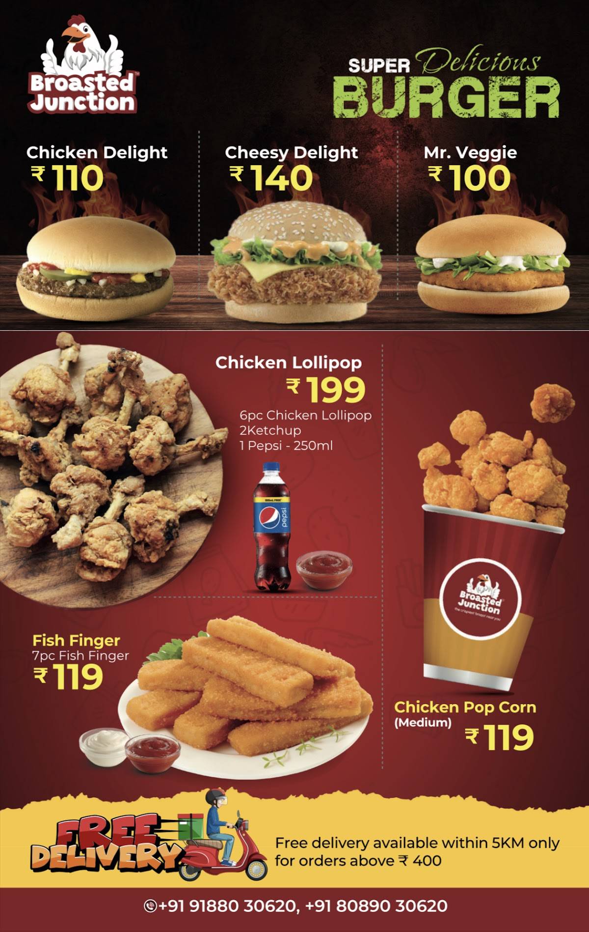 Broasted Junction menu