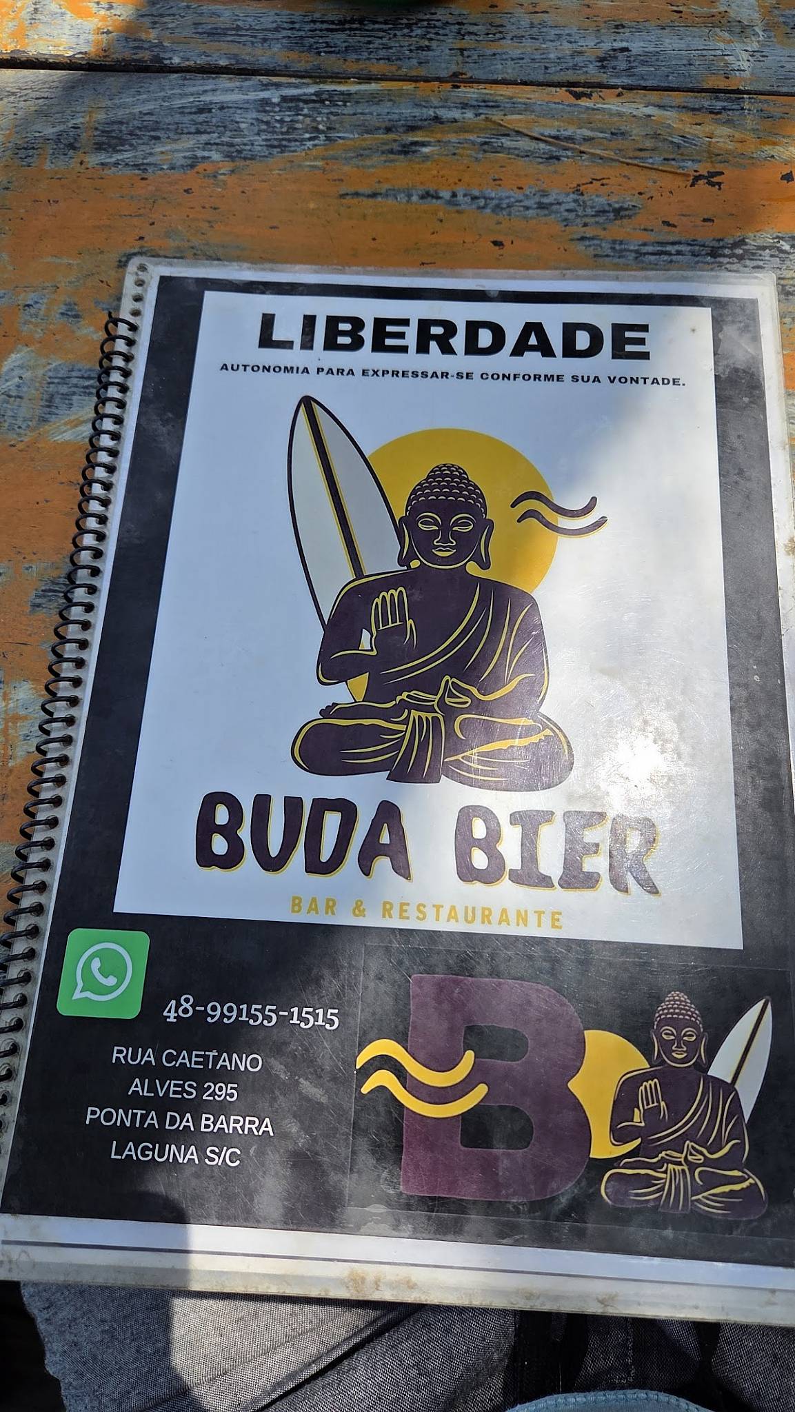 Buda Bier cardápio