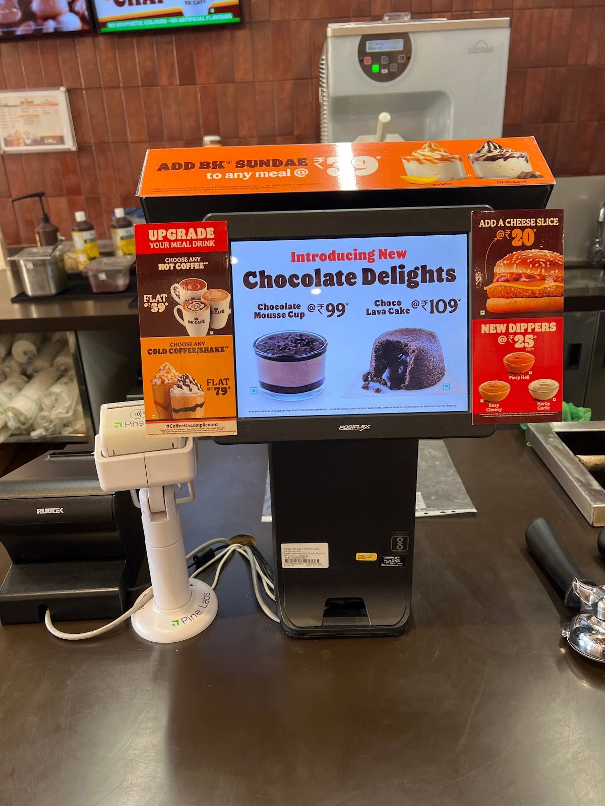 Burger King menu