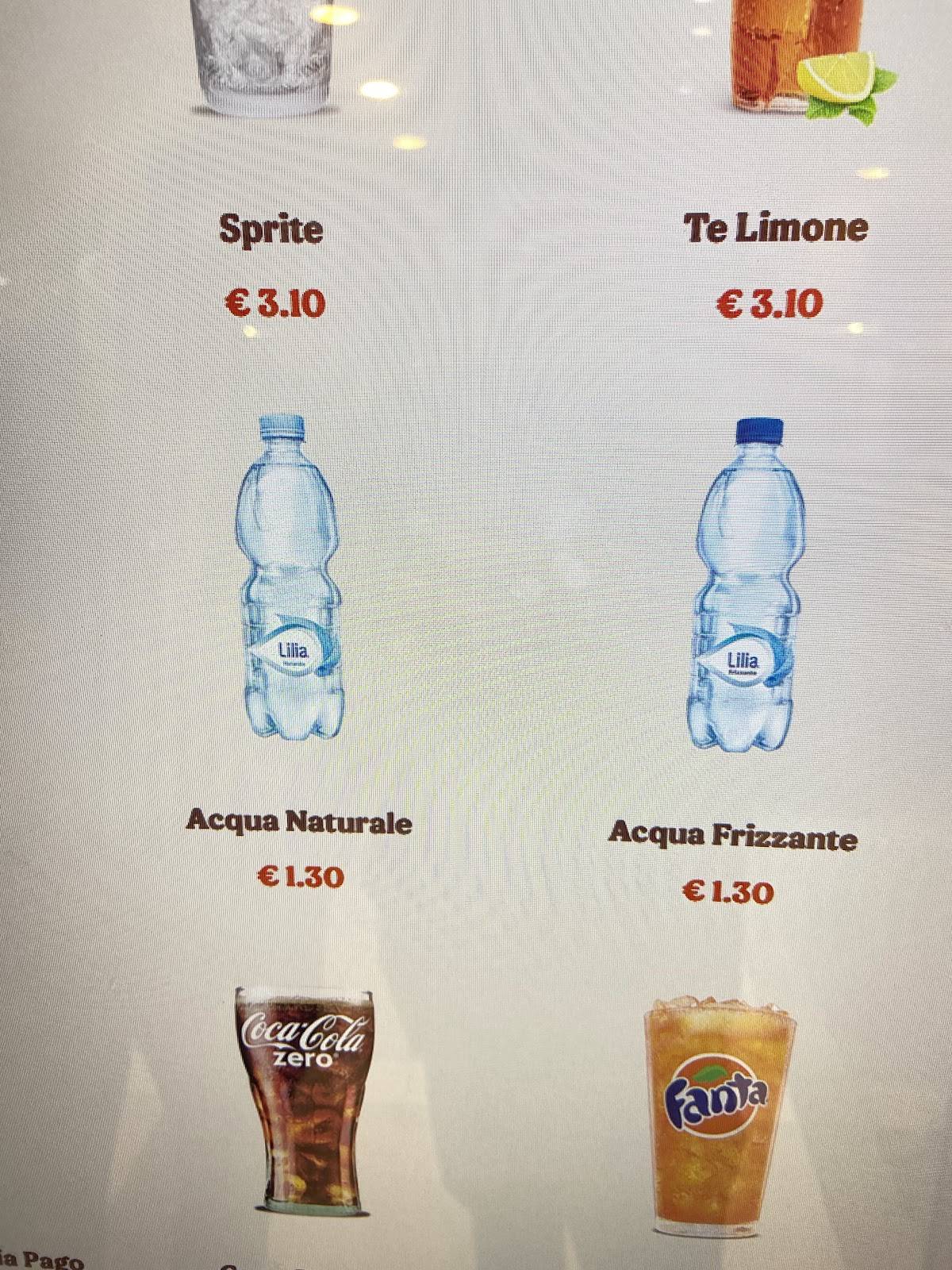 Menu di Burger King 