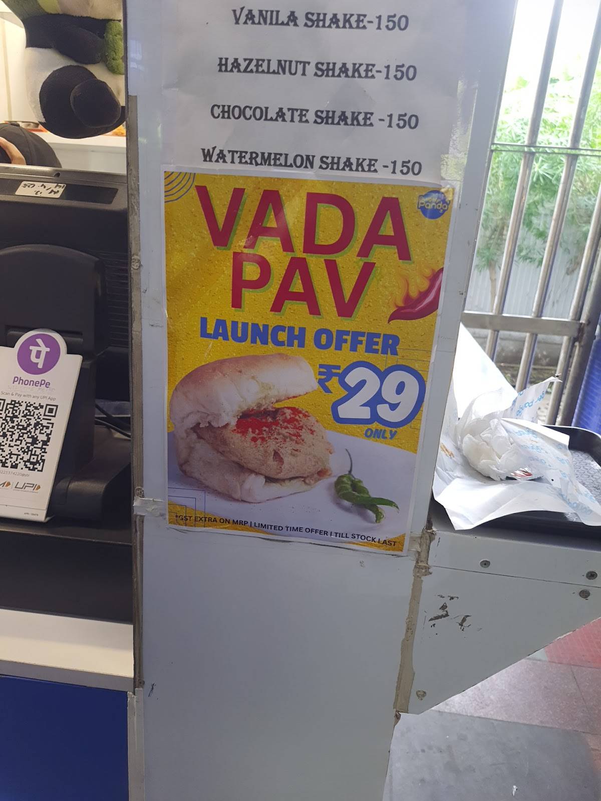 The Burger Panda Delhi menu