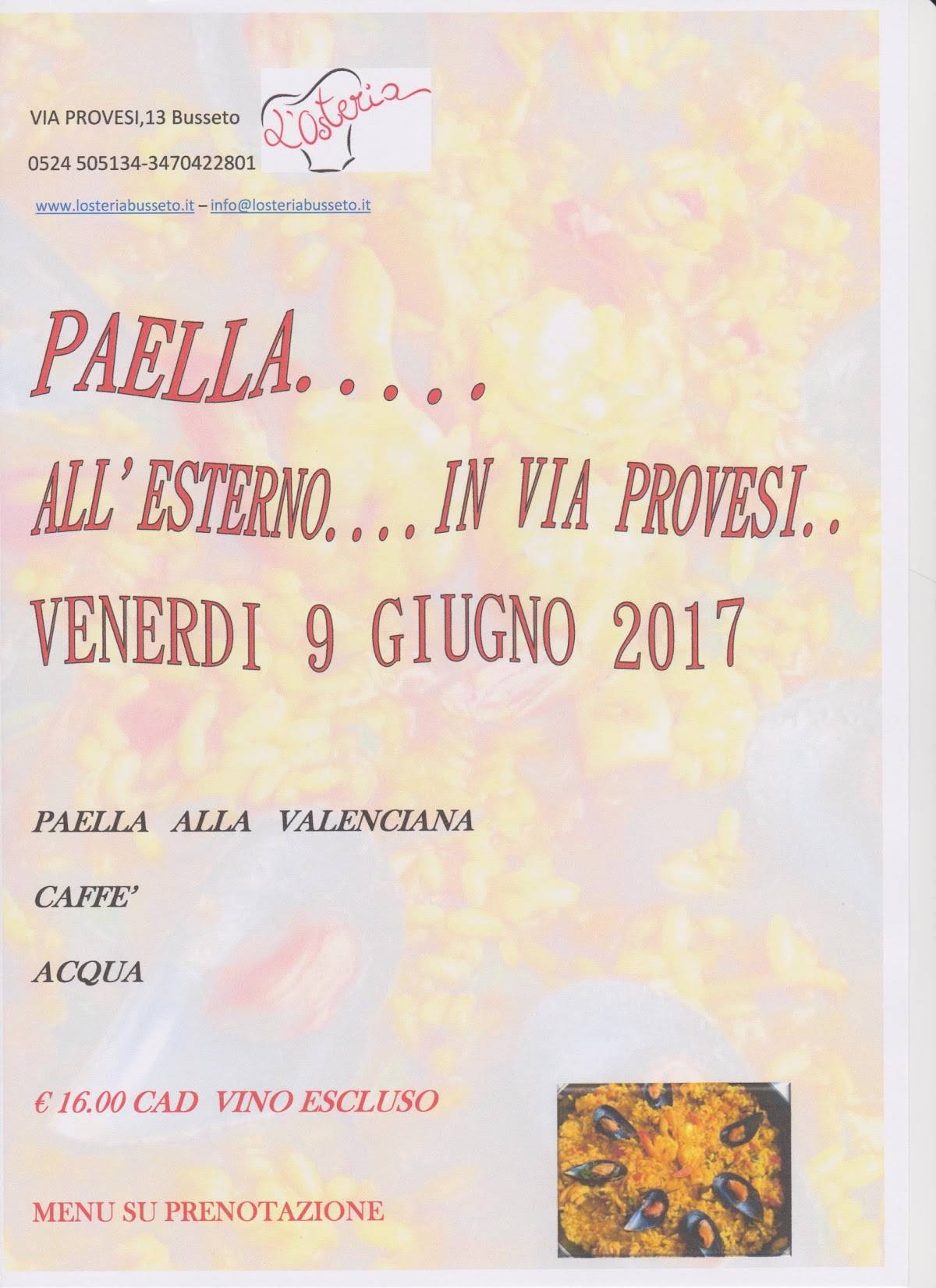 Menu di L'Osteria 