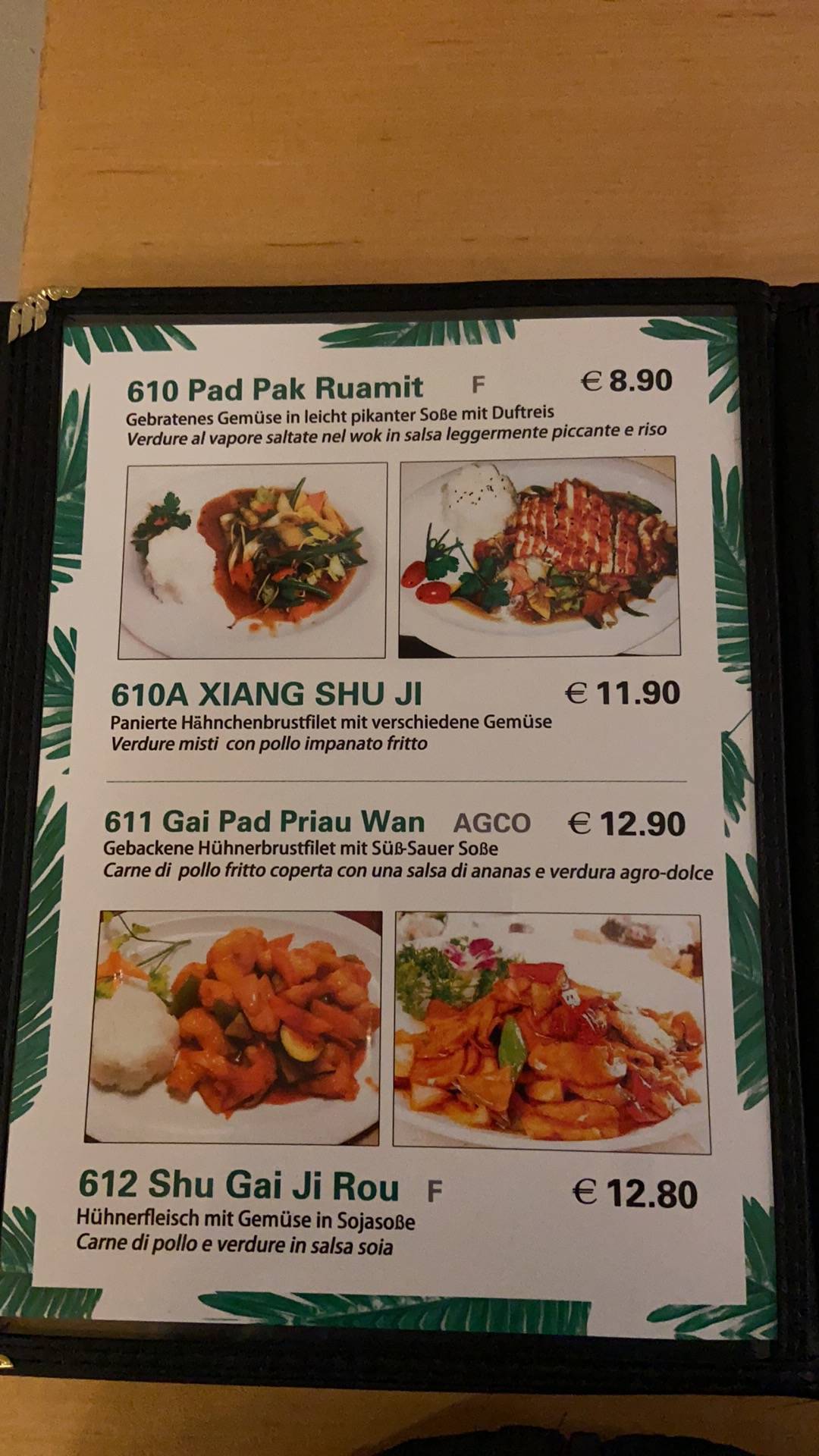 Menu di Byblo's Café 