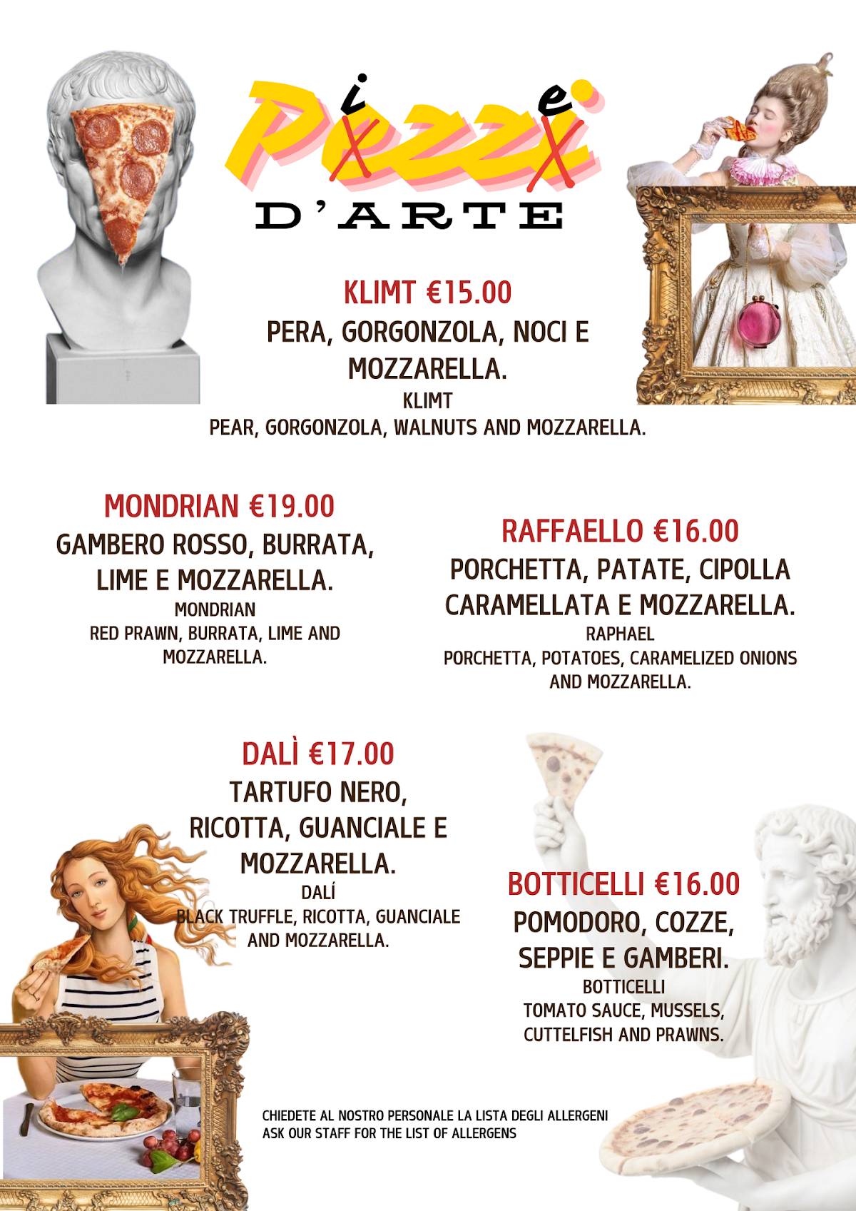 Menu di CENTRALE Ristorante Pizzeria 