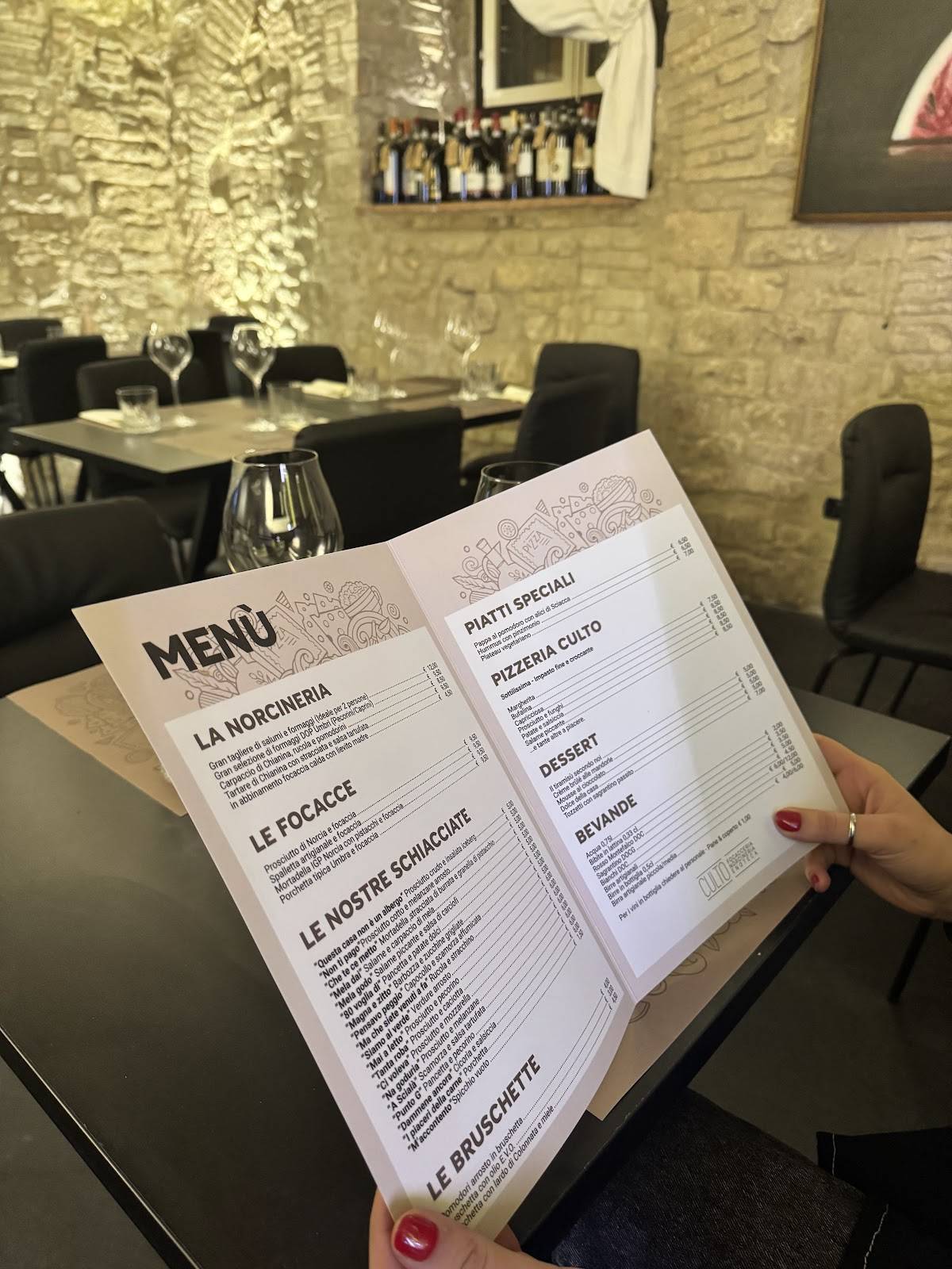Menu di CULTO 