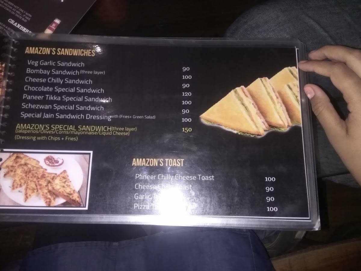 Cafe Amazon menu