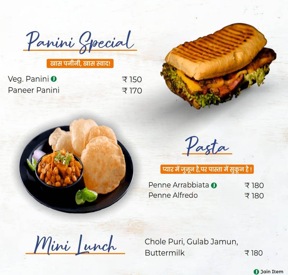Apnaa Addaa menu
