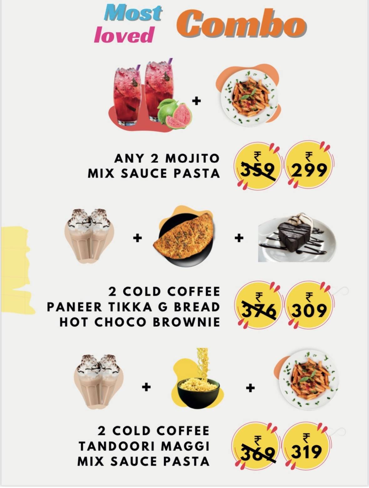 Cafe Chaiholic menu