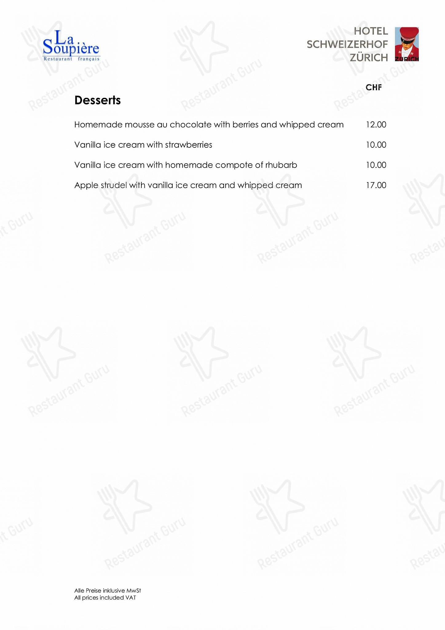 Lunch Menu per Café Gourmet in Zurigo