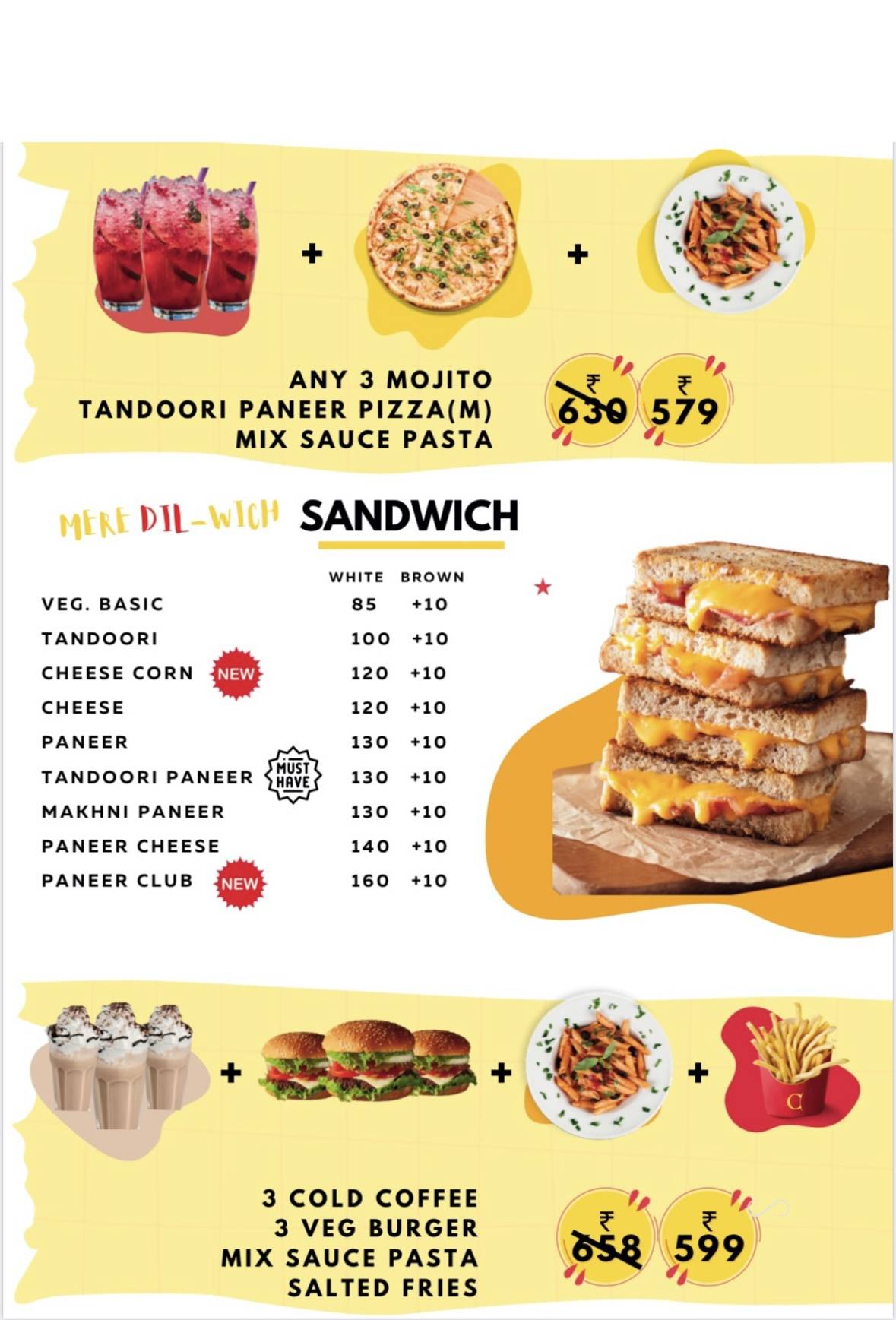 Cafe Chaiholic menu