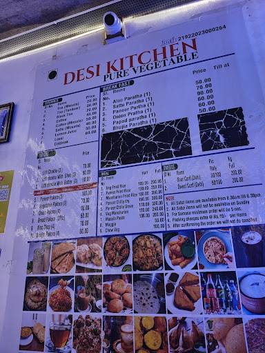 Desi Kitchen menu