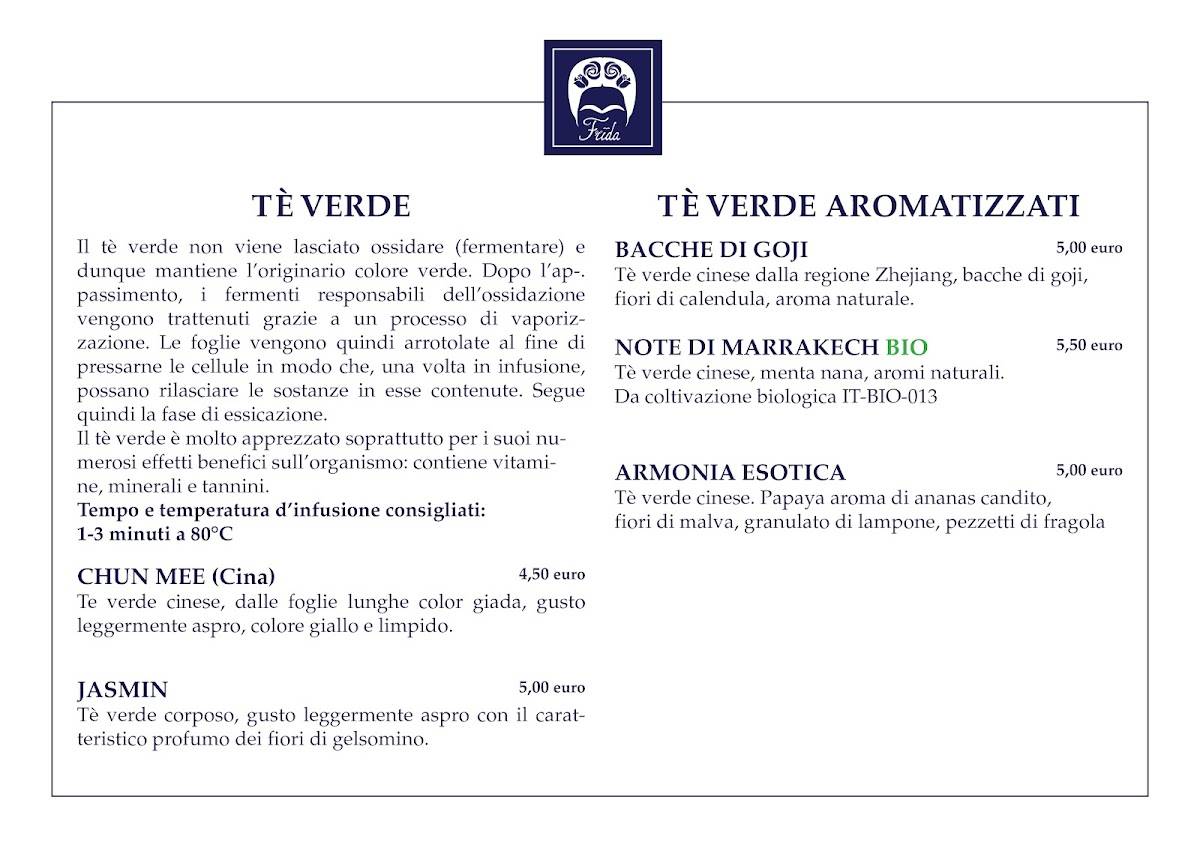 Menu di Frida Pasticceria 