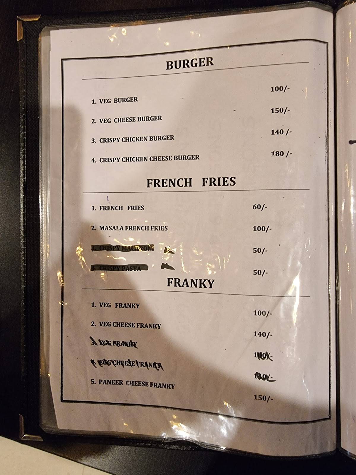 K.F.C AL-BAIQ menu