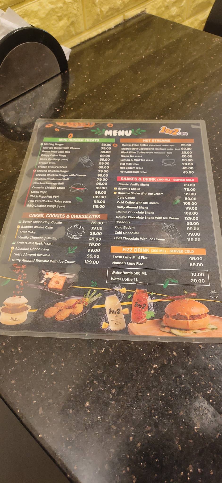 Namma Cafe Thoraipakkam menu