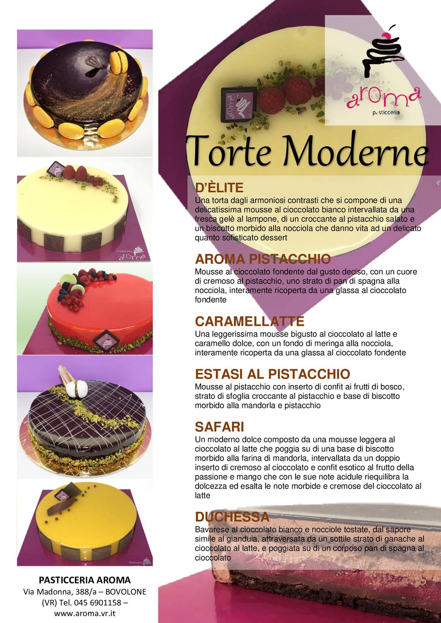 Menu di Pasticceria Aroma snc 