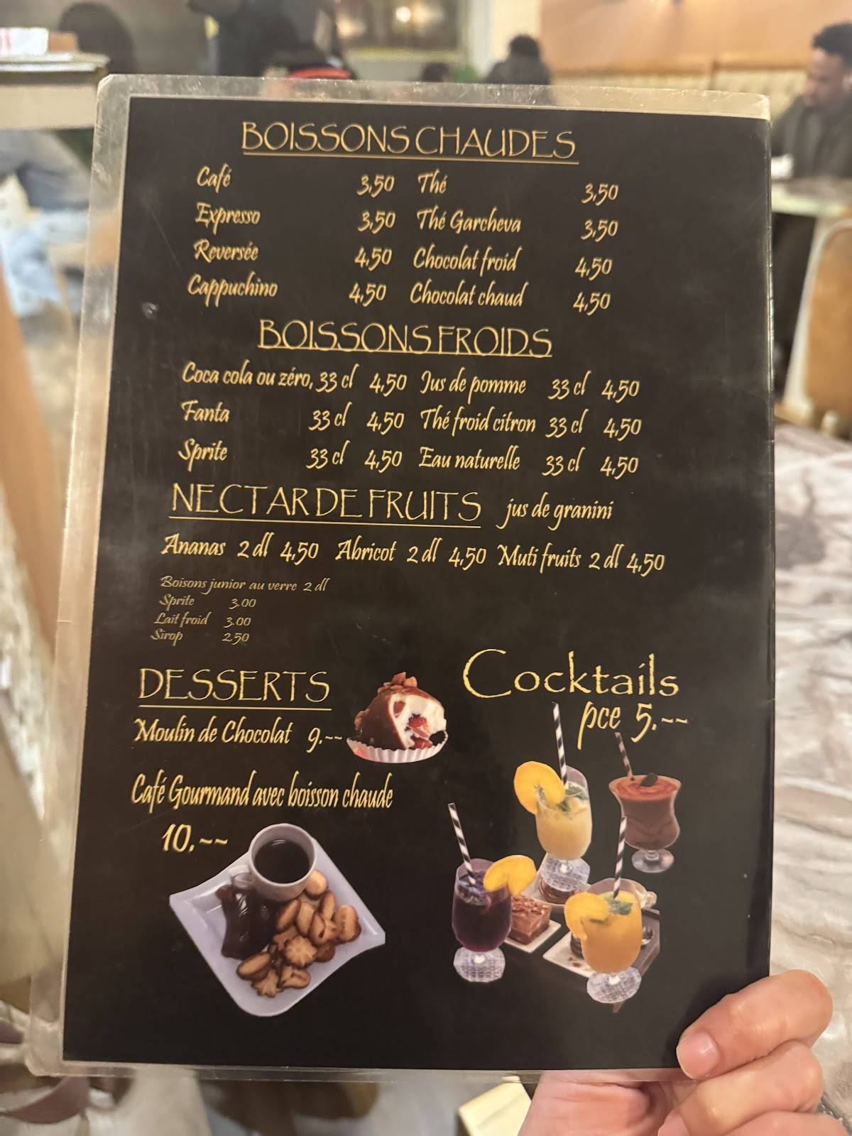 Menu di Café Restaurant SOMSTAR 