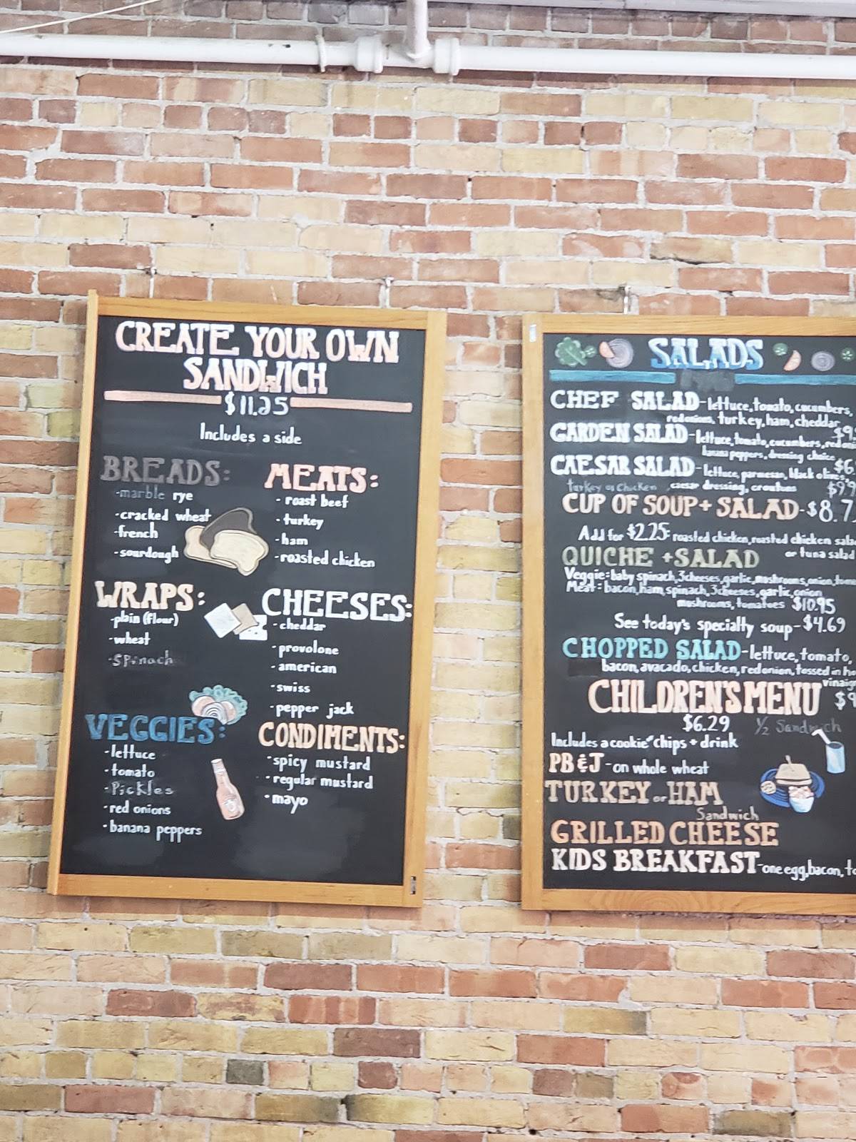 Menu at Sacred Grounds Coffee cafe, Glenwood Springs